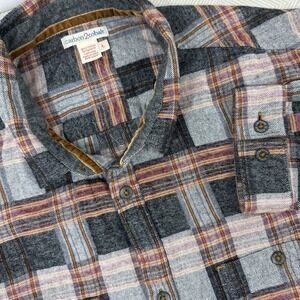 Carbon 2 Cobalt Flannel  Men's Large‎ Long Sleeve Shirt Plaid Button Up Outdoors